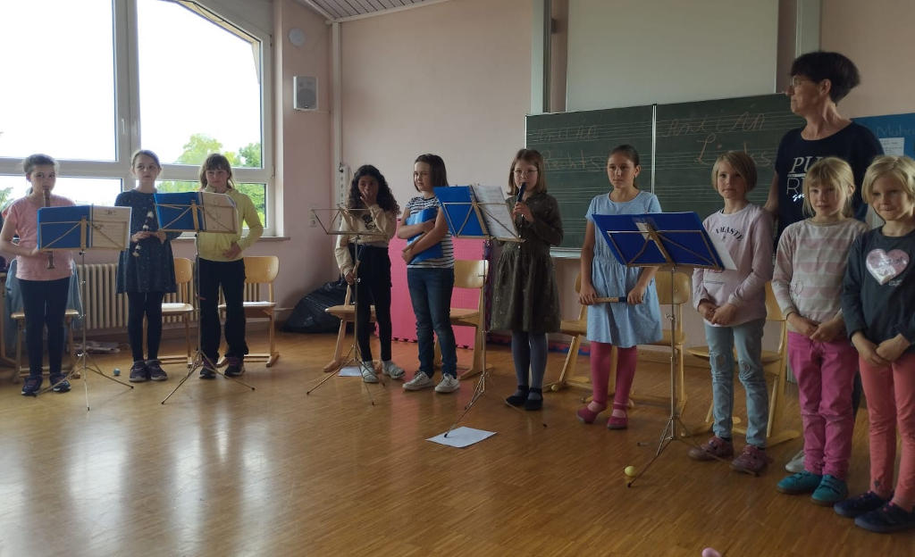 Klassenvorspiel der Blockflöten in Hohengehren